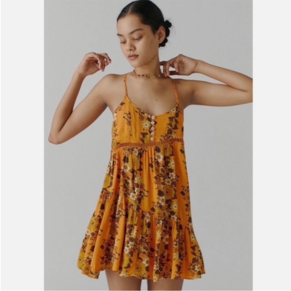 Urban Outfitters Boho Floral Dress Size XS